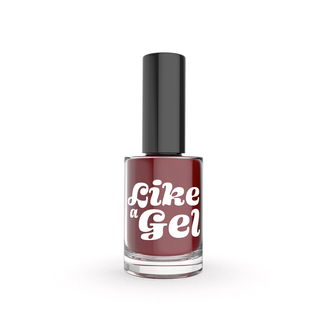 «Like a Gel» Nail Polish – Brick Red - 10 ml