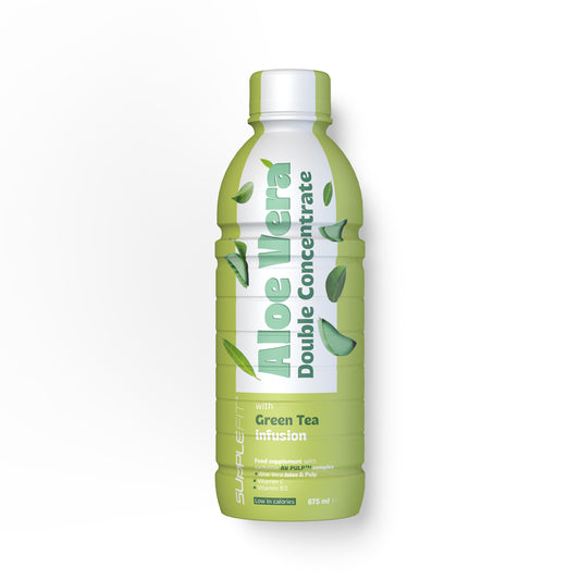 ALOE VERA Juice & Pulp with Green Tea - 675 ml