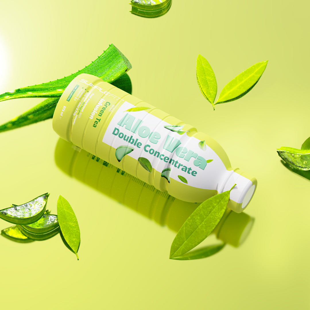 ALOE VERA Juice & Pulp with Green Tea - 675 ml