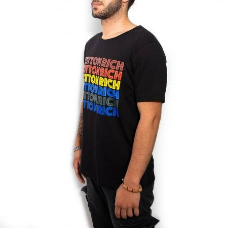 Cotton-Rich Basic T-Shirt, black – Unconventional