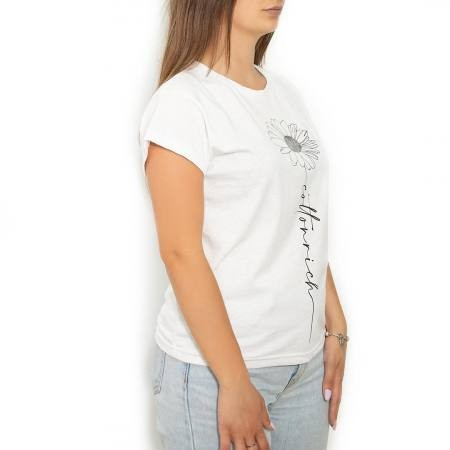Cotton-Rich Basic T-Shirt, white – Daisy