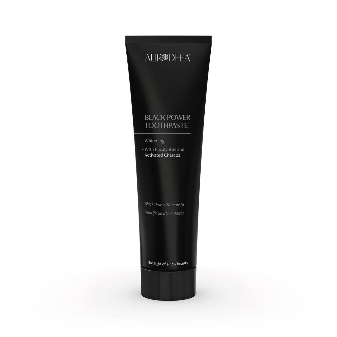 Power Black Toothpaste with Activated Charcoal Enriched with Eucalyptus essential oil