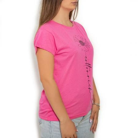 Cotton-Rich Basic T-Shirt, pink – Daisy