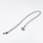 Rhodium-plated metal Flowers of light jewel set