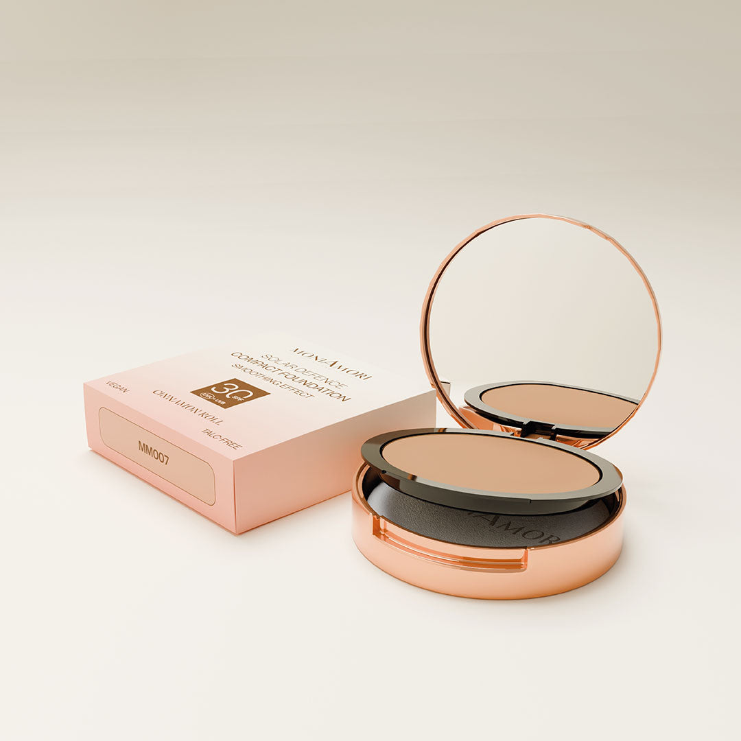 Solar Defence Compact Foundation - Cinnamon Roll
