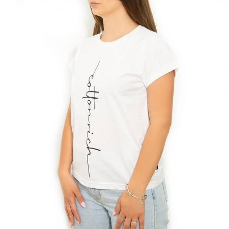 Cotton-Rich Basic T-Shirt, white – Classic