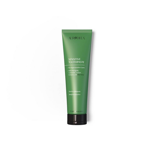 Sensitive Aloe Vera Toothpaste - 115 ml Enriched with Marigold, Camomile and Lemon extracts