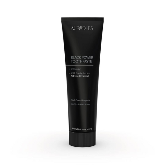 Power Black Toothpaste with Activated Charcoal Enriched with Eucalyptus essential oil