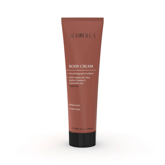 Organic Argan Oil Body Cream - 150 ml Enriched with Jojoba Oil, Shea Butter, Camomile and Vitamin E
