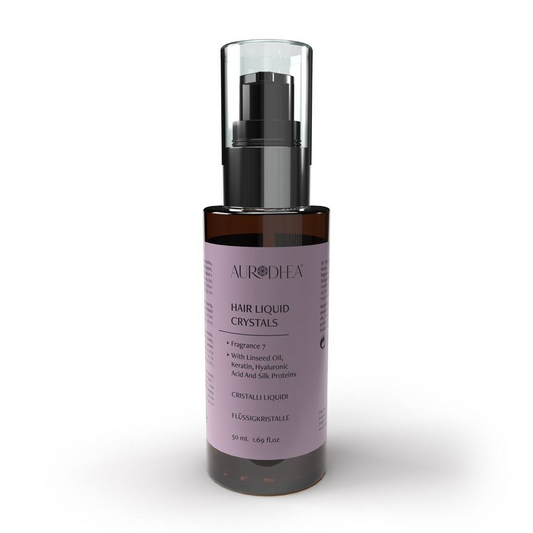 LIGHT DROPS - Scented Hair Liquid Crystals - 50 ml Enriched with Linseed Oil, Keratin, Hyaluronic Acid and Silk Proteins